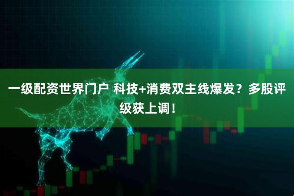 一级配资世界门户 科技+消费双主线爆发？多股评级获上调！